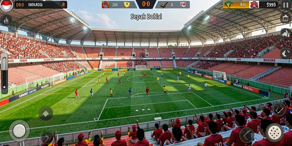 Screenshot menampilkan leaderboard dengan nama-nama pemain teratas.