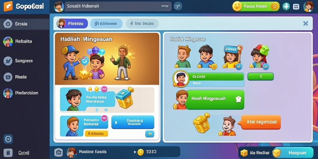 Mode kompetisi yang seru dan menantang.