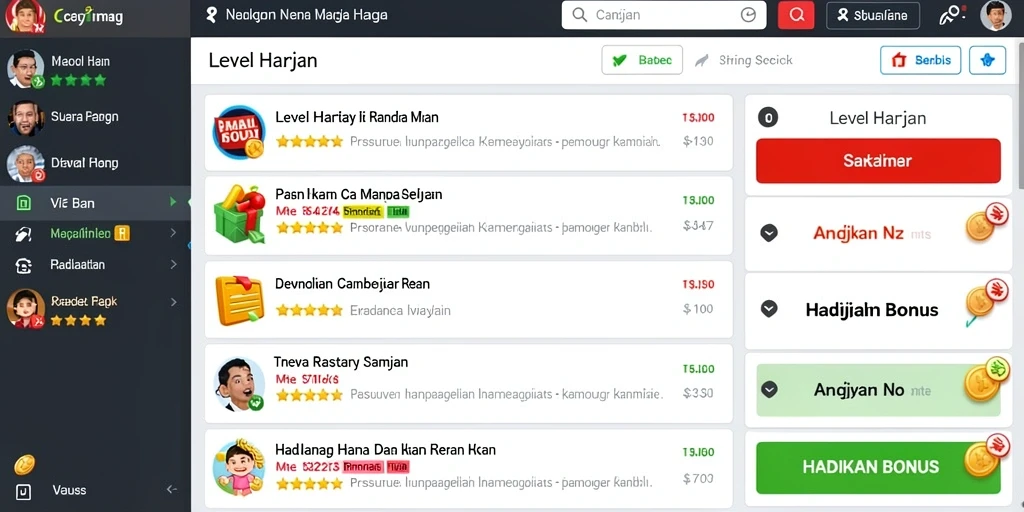 Tangkapan layar dari salah satu level menantang dalam permainan.