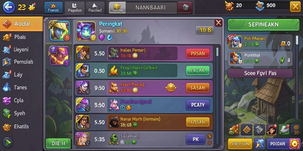 Sistem hadiah yang memotivasi pemain untuk terus bermain.