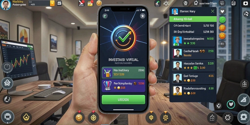 Screenshot menunjukkan pilihan permainan yang beragam dan menarik.